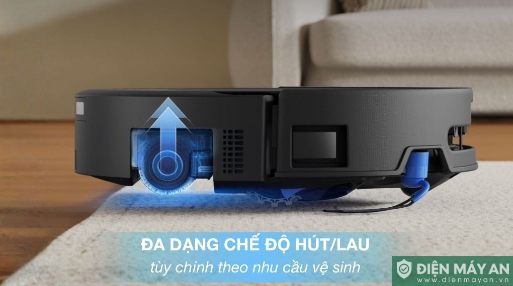 Robot hút bụi lau nhà Ecovacs Deebot T90 PRO OMNI - Đen/Trắng